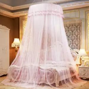 침대 캐노피 모기장(연핑크) 침대커텐 피크닉그늘막