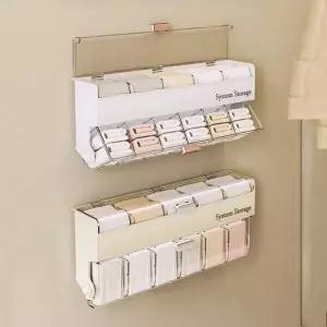 수납함 벽걸이 정리함 칸막이 속옷 양말 소품 보관함