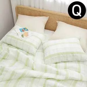 여름 간절기 이불 패드세트 슈퍼싱글 Q 올리브 그린 이불