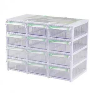 수납 정리함 투명 서랍장 다용도 보관 케이스 사무용