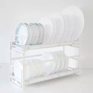 철제 슬라이딩 정리대 소(35cm) 세트(접시정리대+그릇정리대)