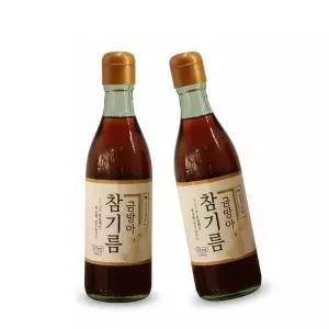 [셀러허브]순수본가 100% 통참깨 고소한 참기름 350ml+350ml (S46613610)