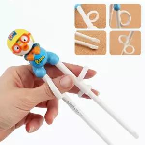 뽀로로 에디슨젓가락 1단계 왼손용 유아 교정젓가락 교정용 연습용 젓가락 교정 어린이 아동 미니 교정기