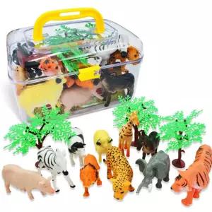 아이완구 동물 나무 호랑이 교육 동물카드 방꾸미기 미니어처 유아교구