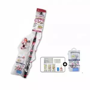 초보자용 미니 바다 루어 낚싯대 와쿠 입문용 사비키 270 미니