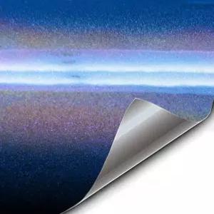 VViViD+ 글로스 사이코 카멜레온 블루 프리미엄 비닐 랩 필름(1피트 x 5피트)