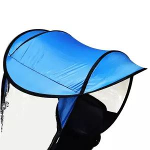 캐노피 전동차 노인용 시니어 휠체어 지붕 투명 방수 햇빛차단 커버