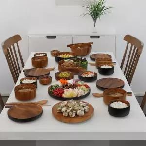 푸짐한 한상차림! 프레쉬 우드 4인세트 (20P)