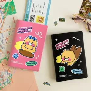 카카오프렌즈 춘식이 프린팅 휴대용 포켓 여권 케이스 여권케이스