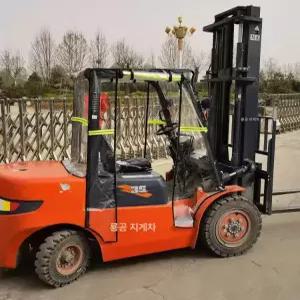 지게차방수커버 캐노피 바람막이 덮개 비닐 방풍