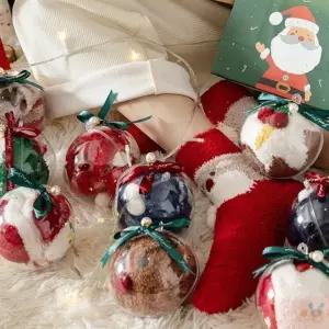 크리스마스 트리 오너먼트 장식 DIY 수면 양말 세트 [2SET 데코 만들기 꾸미기 소품 겨울 선물 템 12종]