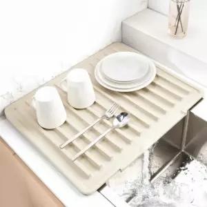 조리도구 드라잉매트 논슬립매트 식기건조매트 매트 식기건조대 싱크대 물빠짐
