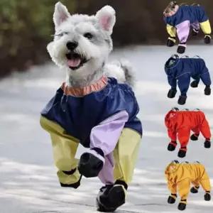 발바닥 보호 올인원 중소형견 동물 점프수트 반려