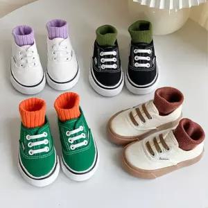 스니커즈 스티치 모던세줄 204929 단색캔버스아동신발(140-220)