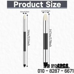 4팩 듀얼 헤드 스케치 펜 4개: 예술가를 위한 원형 폼 스펀지 및 펠트 재사용 세척 가능한 그리기 도구