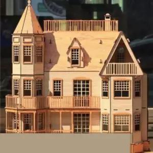 타운홈 미니어처 하우스 조립 프라모델 건물 대 소품 diy 처음 처럼