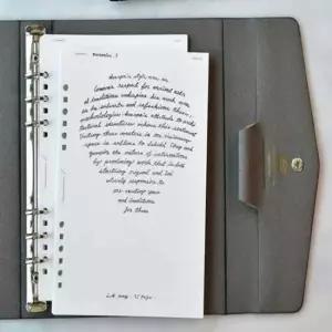 [문구/오피스] A5 다이어리 내지 리필용 속지 바인더 엠비언트 디자인