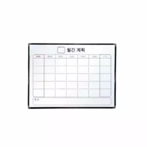 [문구/오피스] 스케줄 관리 화이트보드 달력 메모판 실용적인 일정표 작업용 화이트칠판