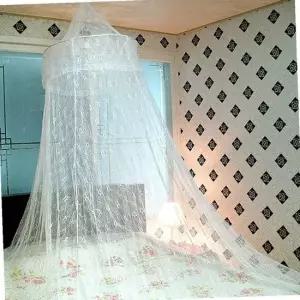 모기장 꽃무늬 캐노피 모기장아기 침대 대형 사각모기장