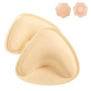누브라바 울트라 푸시업 스티키 브라 패드 삽입 | 양면 접착 비키니용 셀프 스틱온