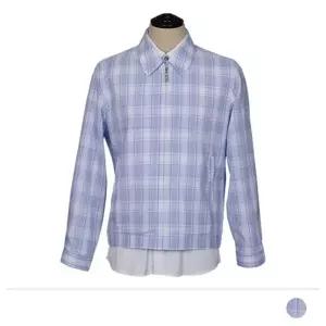 체크 봄 항공점퍼 남자 오버핏 남성점퍼 남성 가을