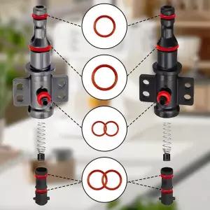 Saeco 커피 기계 양조 그룹 오르네 커넥터 씰링 링 액세서리에 대 한 15Pcs O-링 씰 키트 실리콘 가스