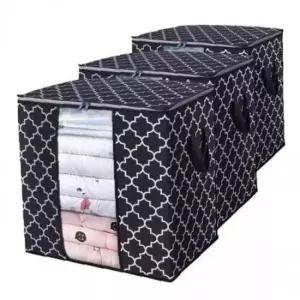 부직포 의류 수납함 옷정리 상자 리빙박스