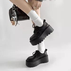 여친 빈티지 러블리 신발 단화 플랫 통굽 구두 추동 키높이 슈즈 다올4