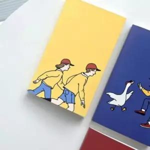 [문구] 해피투게더 PVC 미니 다이어리 플래너 소형 약속 기록부