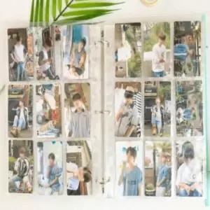 [문구] 포토카드 수집 앨범 포토앨범 3공 바인더 카드 보관함