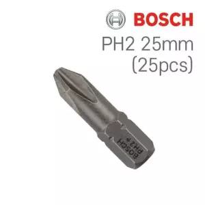보쉬 25mm 십자 스크류드라이버 비트(25개입) 보쉬 공구