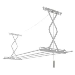 리빙코아 자바라형 천정건조대 분체도장