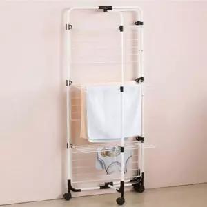 이불 빨래 건조대 십자형 접이식 6단 원룸 용기 싱글족 빨래건조대