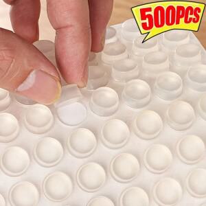 실리콘 캐비닛 도어 범퍼 자체 접착 서랍 중지 패드 가구 보호용 충돌 방지 소음기 스티커