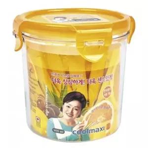 쿨맥시3 밀폐용기 냉장고 반찬통 찬통 원형 900ml