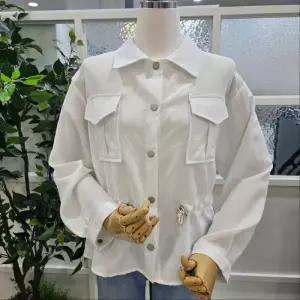 부루앤쥬디 sh06 허리스트링포켓자켓 IV 아이보리 BBSDJK005B