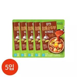 풀무원 순두부찌개 양념 140g x 5입
