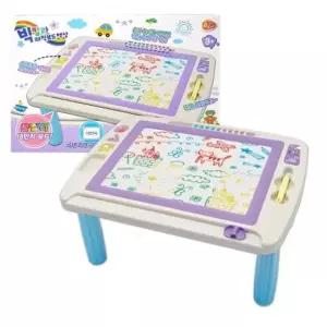 아이책상 유아용 자석펜 매직 보드 책상 미술 놀이 그림