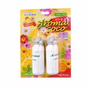 해피룸 화장실 방향제 터치후레쉬 교체용2P(레몬향)