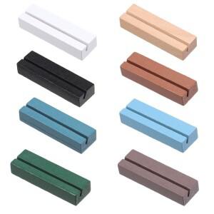 그림 카드 디스플레이 스탠드 웨딩 용품 데스크탑 장식 테이블 번호 홀더  클립 클램프 장소