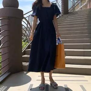 [미나그램] 올븐 반팔 밴딩 롱원피스 허리끈SET