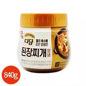 백설 다담 된장찌개 양념 840g x 2개