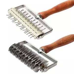 페이스트리 롤러 타르트 펀칭 핸들 제빵 도우 피자 커팅 그릴칼 반죽 커터 빵 나이프