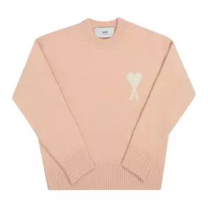 [아미] 남녀공용 빅 하트 로고 라운드 니트(UKS836 KN0135 6807)