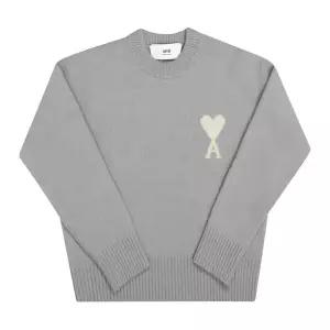 [아미] 남녀공용 빅 하트 로고 라운드 니트(UKS836 KN0135 058)