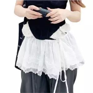 (이거찜) 레이스 랩 스커트 힙커버 스커트레깅스