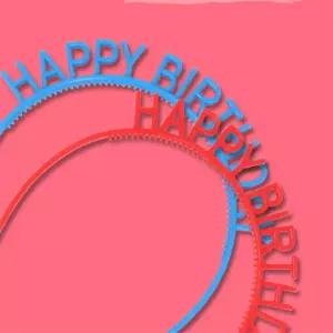 유후마 생일머리띠 파티머리띠