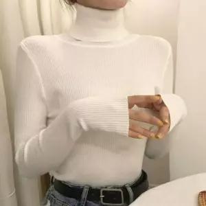 [라일리여성의류] Rly 여성 목폴라 티셔츠 여자 터틀넥 폴라티 골지 8