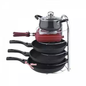 ( )수납 후라이팬 정리대 스틸 프라이팬 정리대 팬수납 냄비