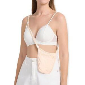 탈착식 RFID 차단 카드 홀더가 있는 크로스바디 머니 벨트, 돈과 여권용 숨겨진 여행용 지갑 - 가볍고 안전하며 보이지 않는 디자인